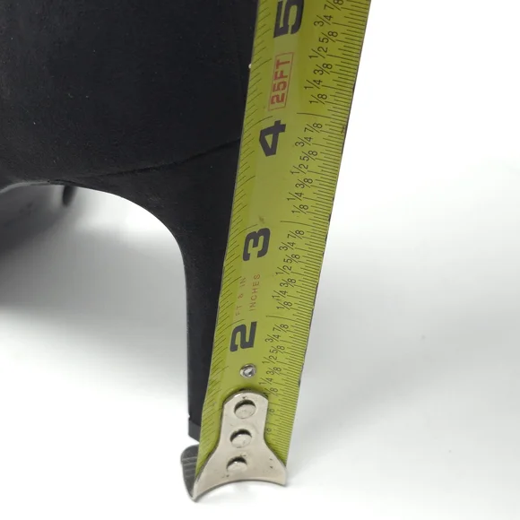 Mango Audrey Black Suede Pointed Toe Stiletto Pumps Size EU 37 / US 9.5M - Picture 10 of 11